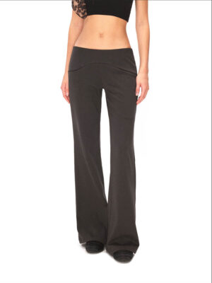 High-Stretch Wide-Leg Commuter Pants