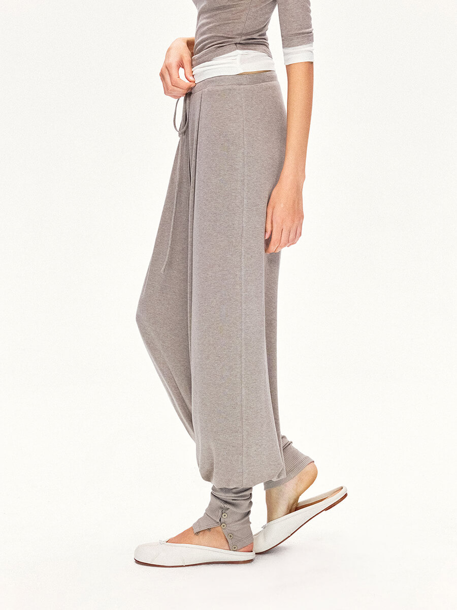 Wool-Lyocell Convertible Yoga Pants - Image 3